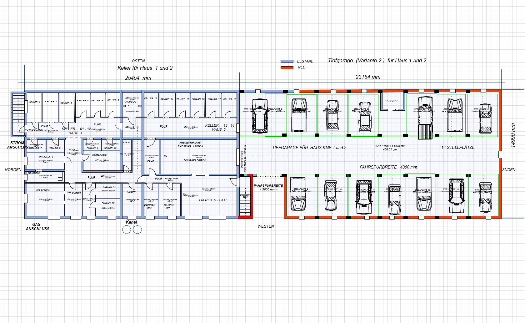 HOTEL - KME 2022 mit Tiefgarage 14 Stellp.