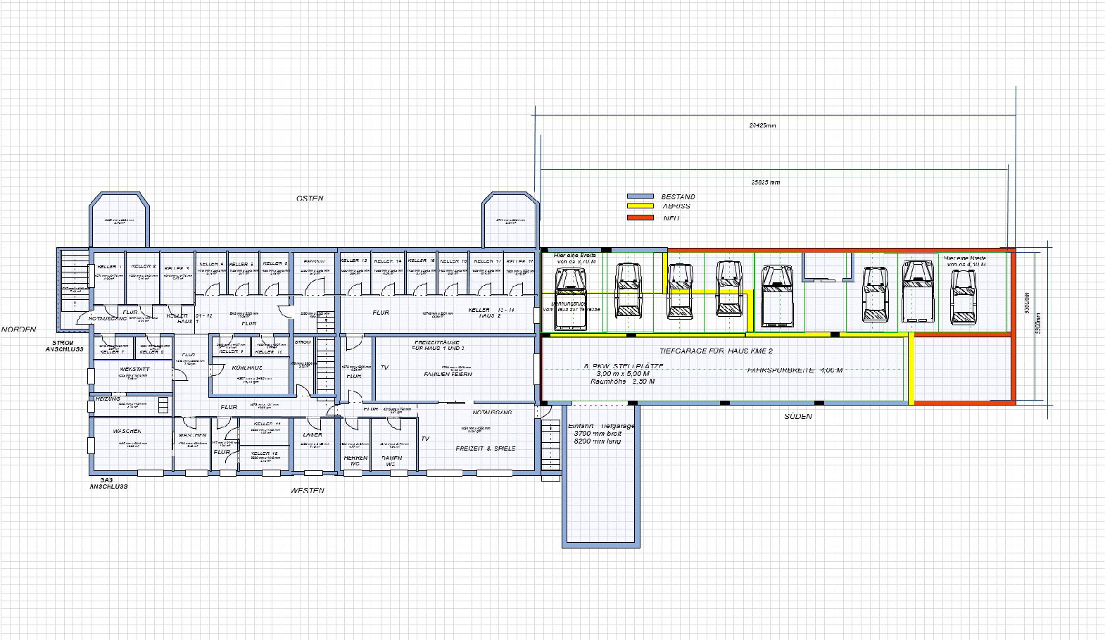 KME 11 mit Haus 2 und Fahrstuhl im Haus  2